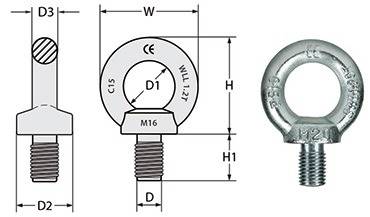 DIN580 Lifting Eye Bolt